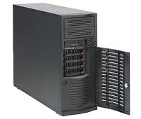 1U Servers - Supermicro 733TQ-665B low noise  Quad Core Server Tower
