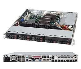 19.98" Depth 1U Rackmount Chassis - support M-ATX (9.6" x 9.6") and ATX (12" x 10") motherboard (max MB size support: 13.68" x 10.5")